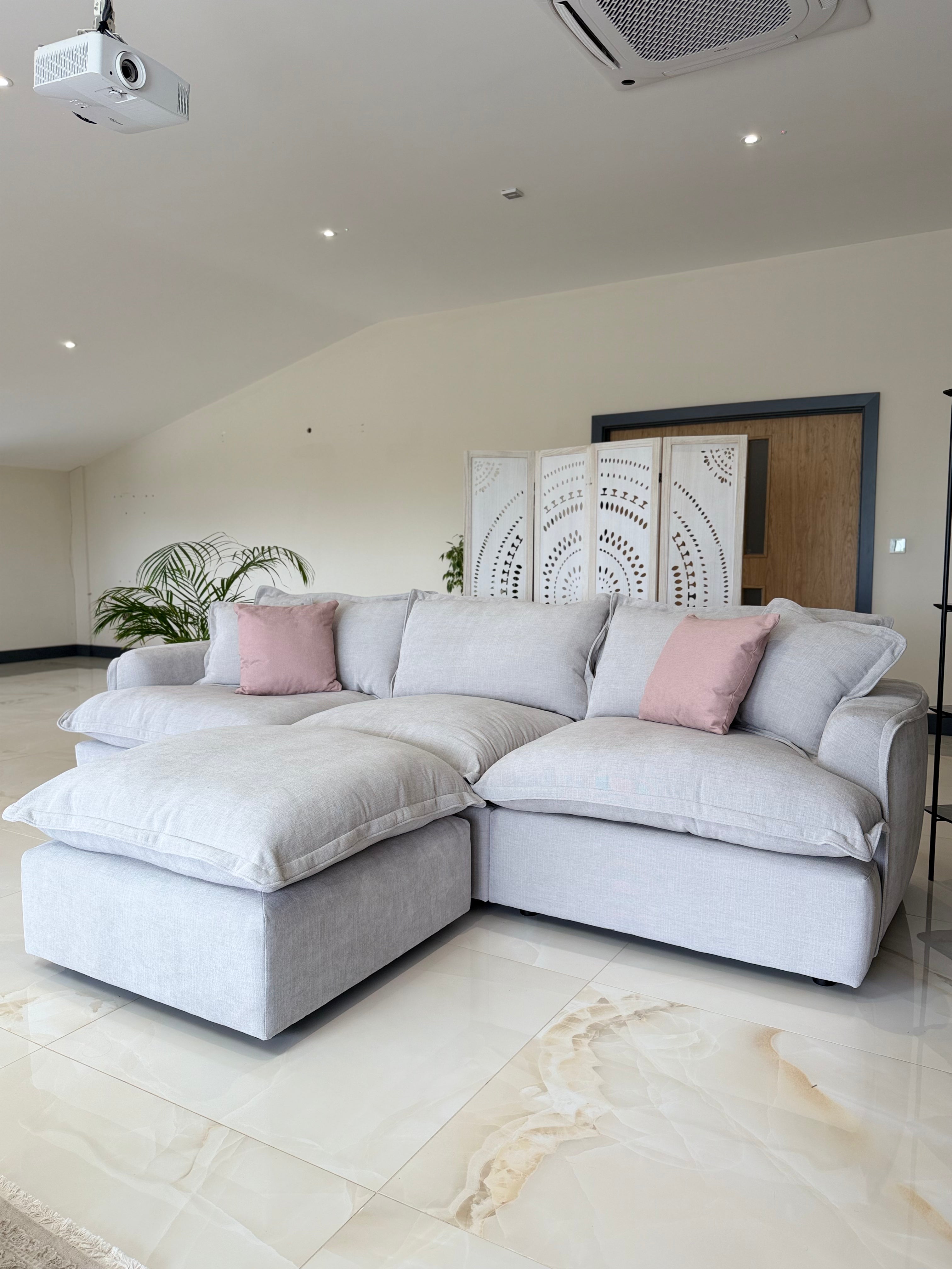 Esme Modular Sofa in Stone Beehive