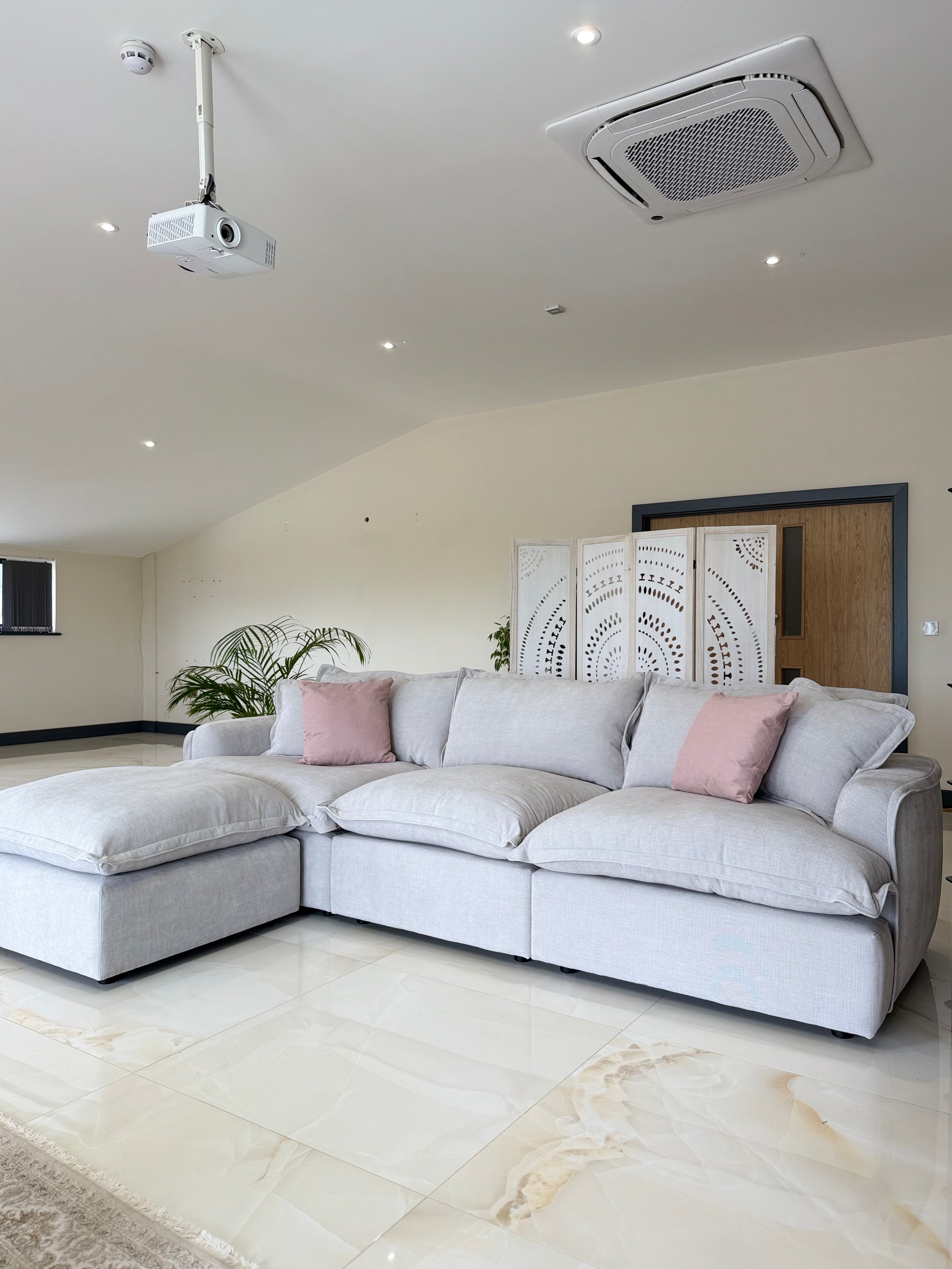 Esme Modular Sofa in Stone Beehive