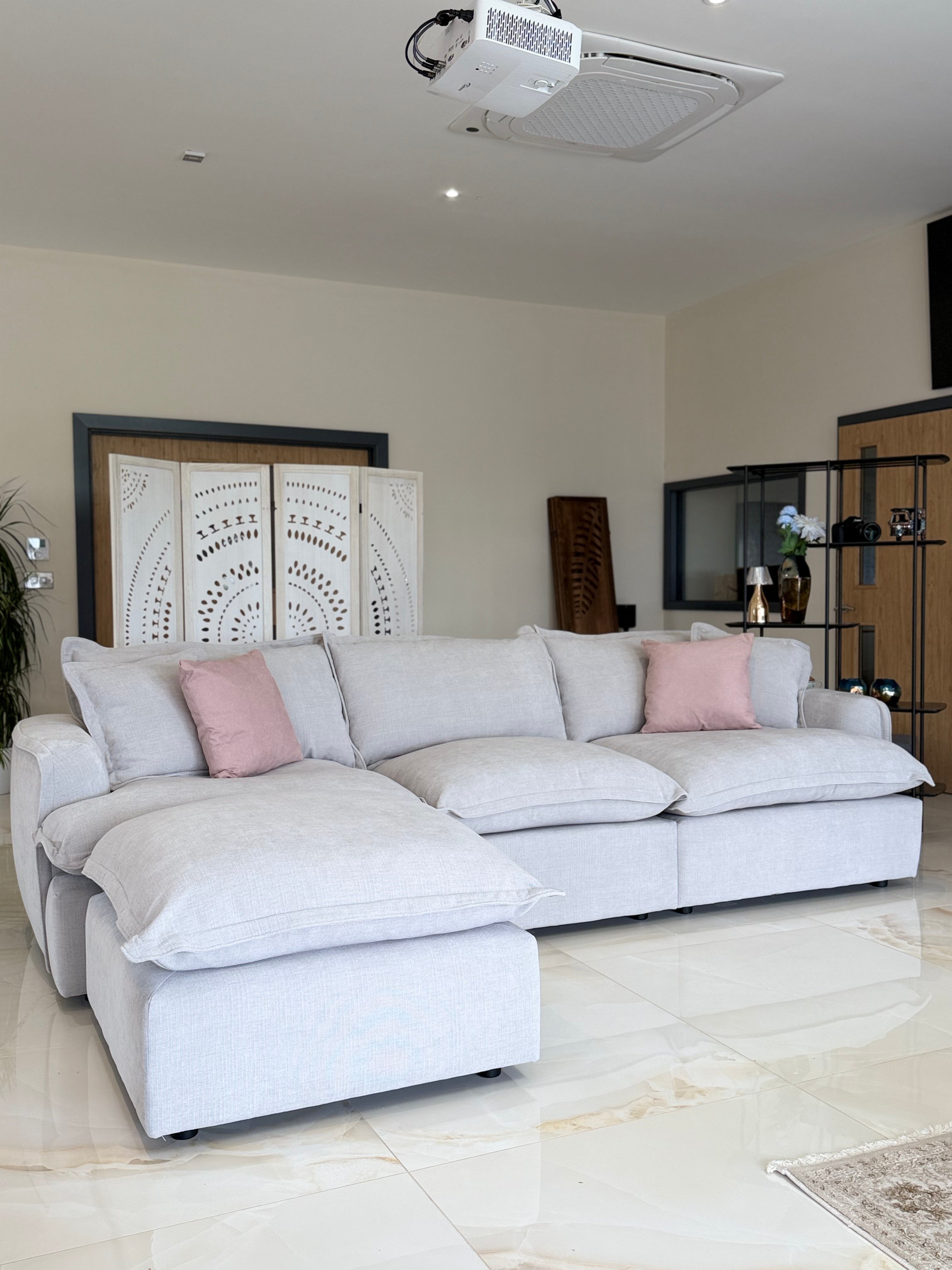 Esme Modular Sofa in Stone Beehive