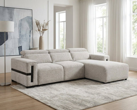 Flynn Right Hand Corner Sofabed in Grey