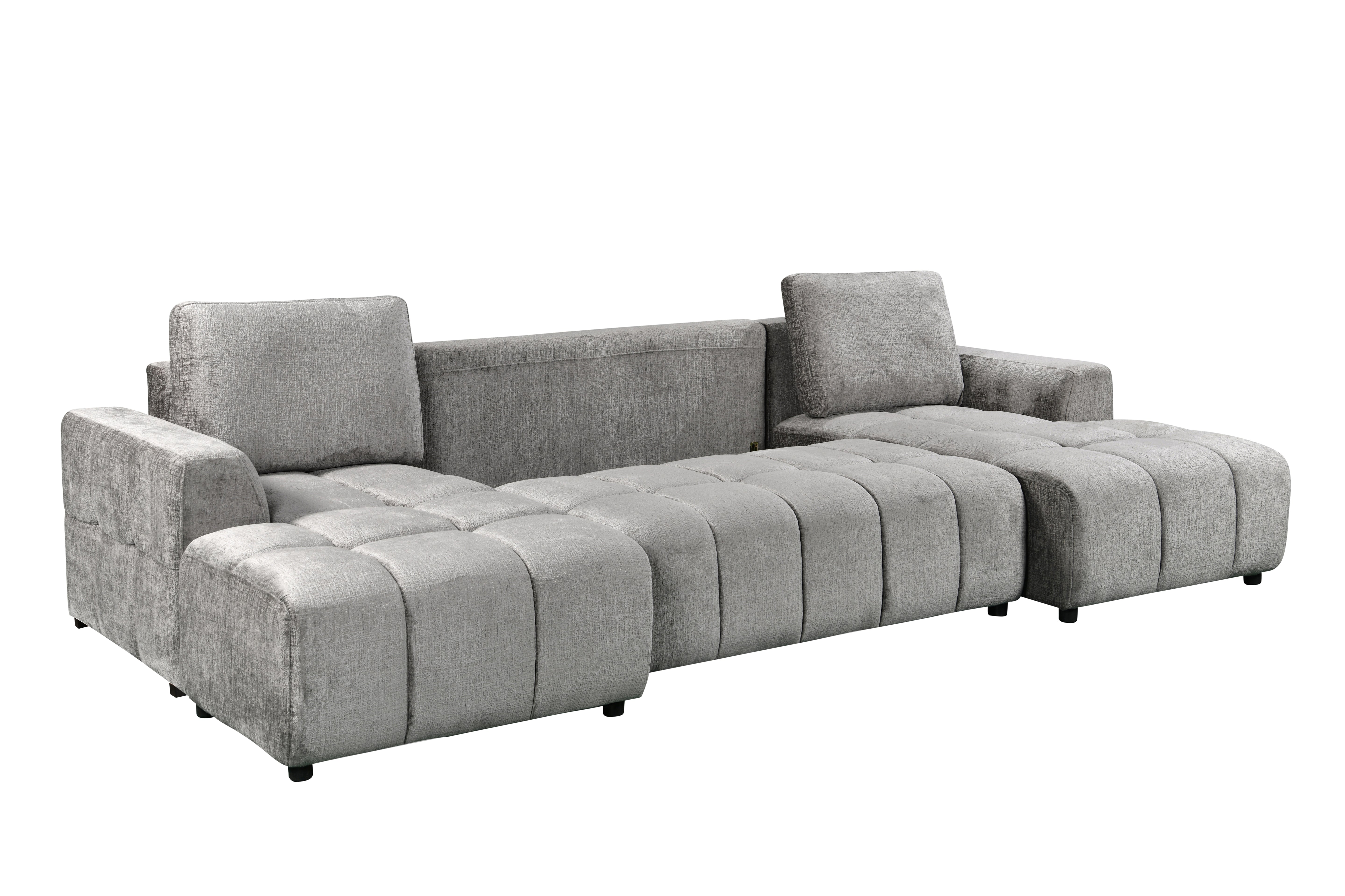 Arden Luxury U Shape Sofa bed in Grey - AMC Furniture