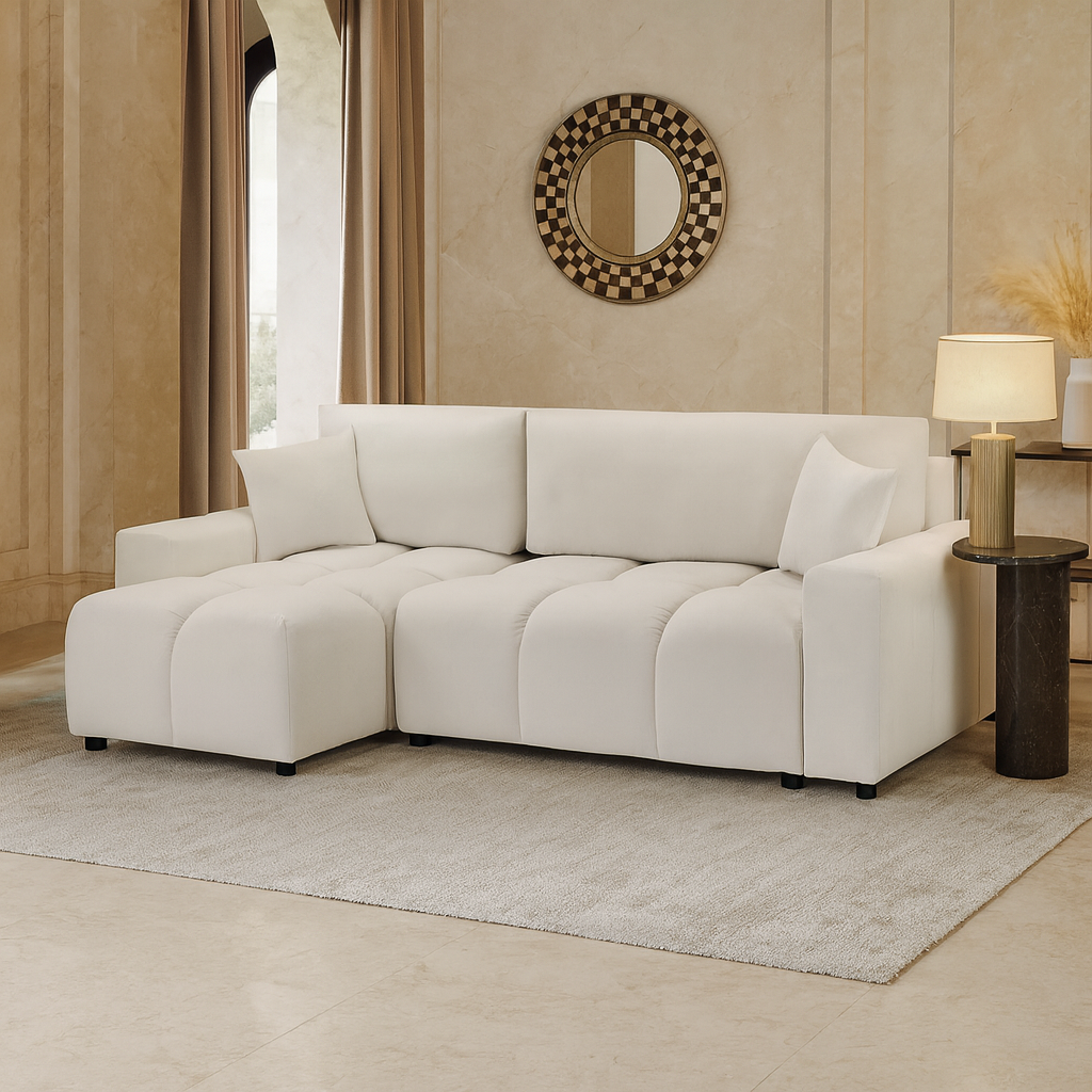 Sienna Sofabed Beige Universal Corner (7024176758848)