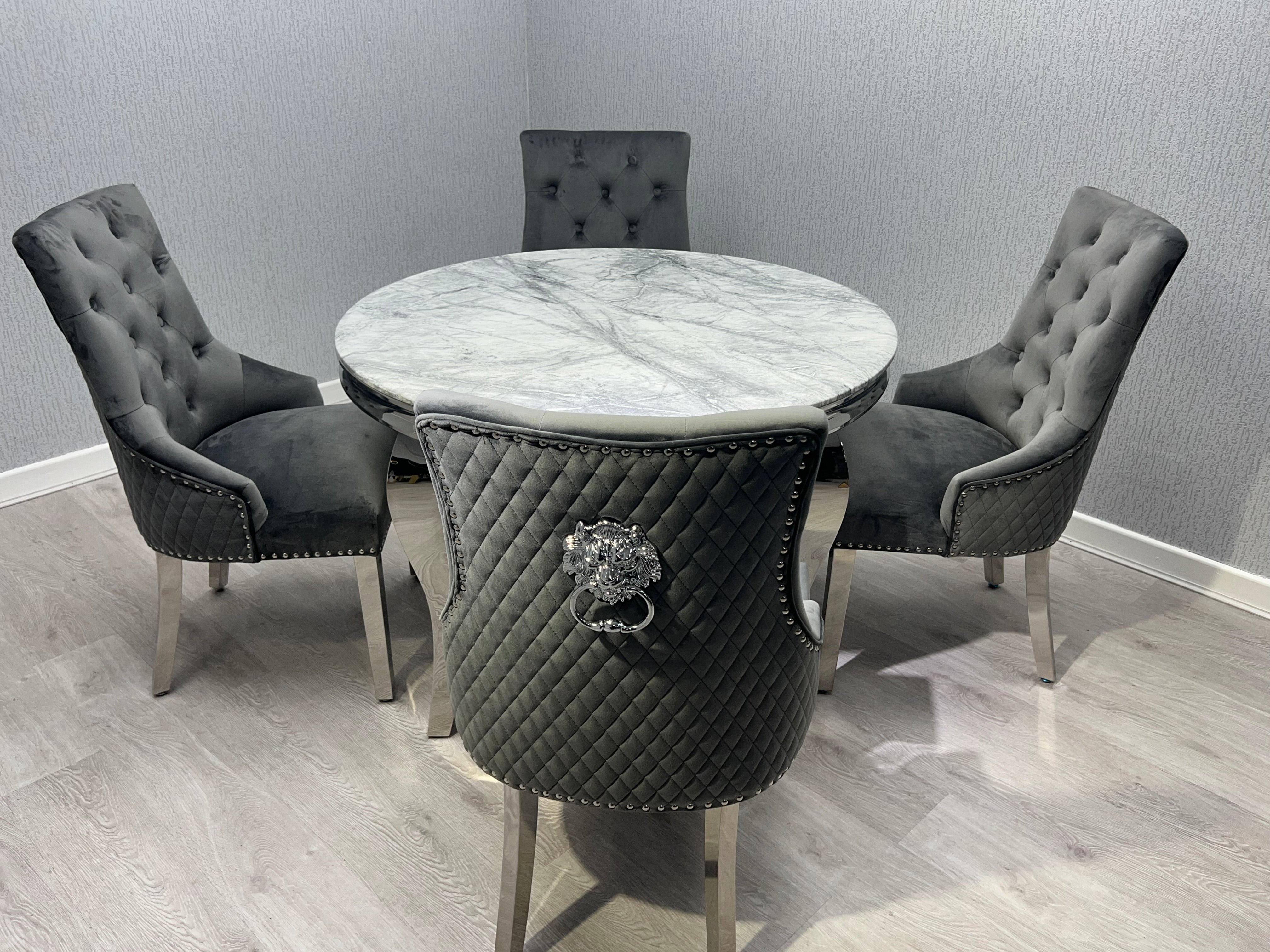 Sofia Round 1.1m Grey & Silver,2 (15279177924986)