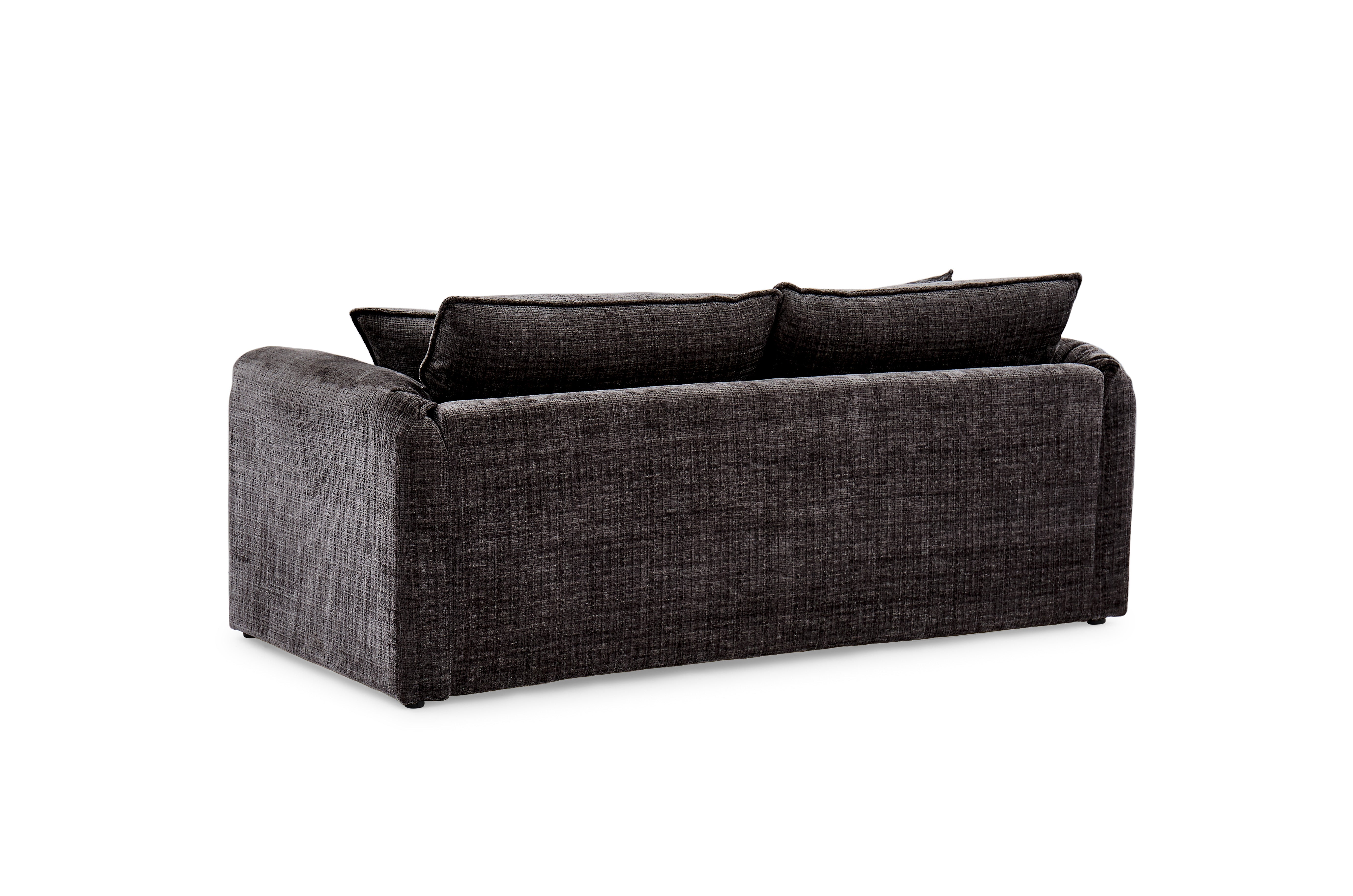 Aria 3 Seater Sofa in Black - AMC Furniture