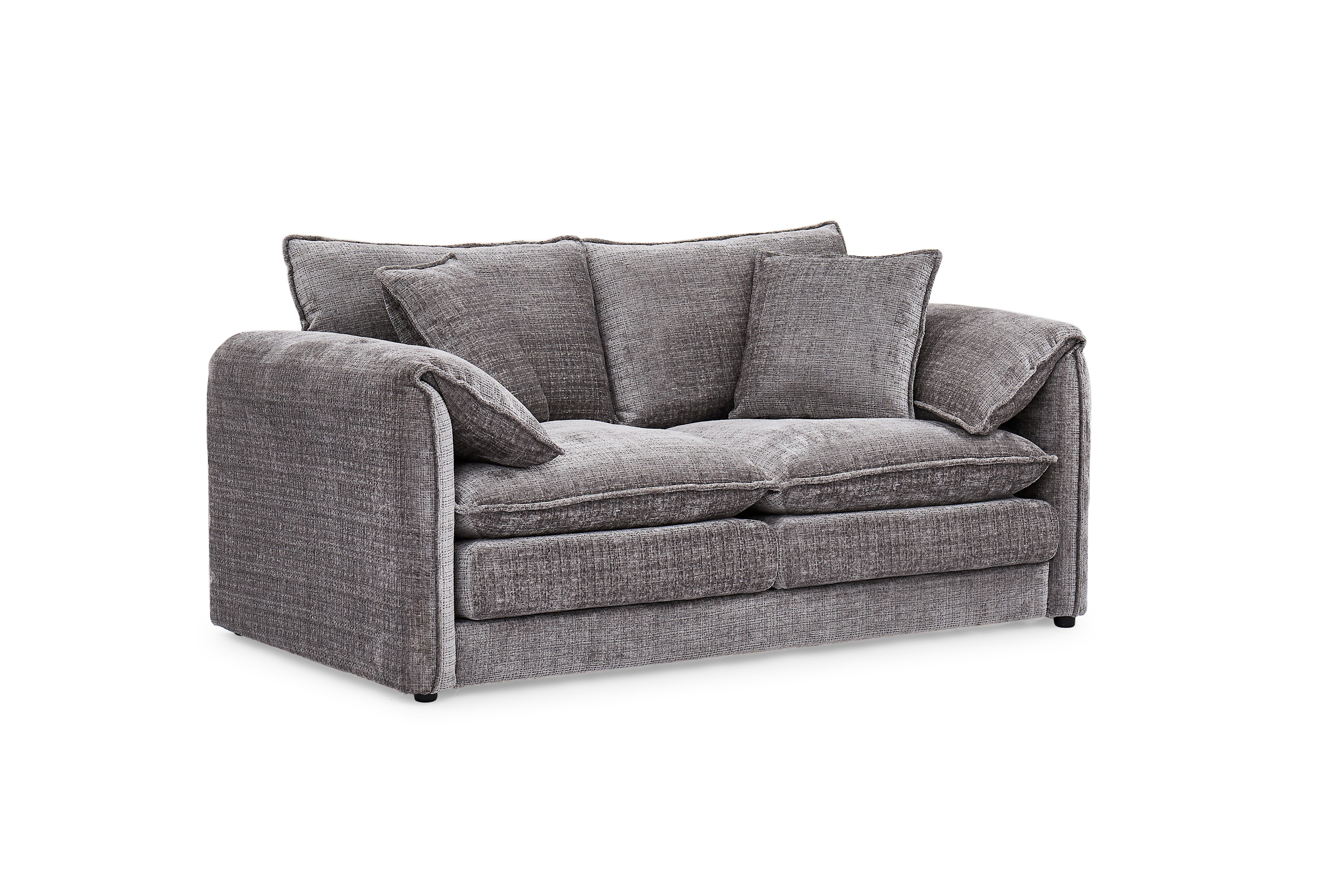 Aria 3 Seater Sofa in Grey - AMC Furniture