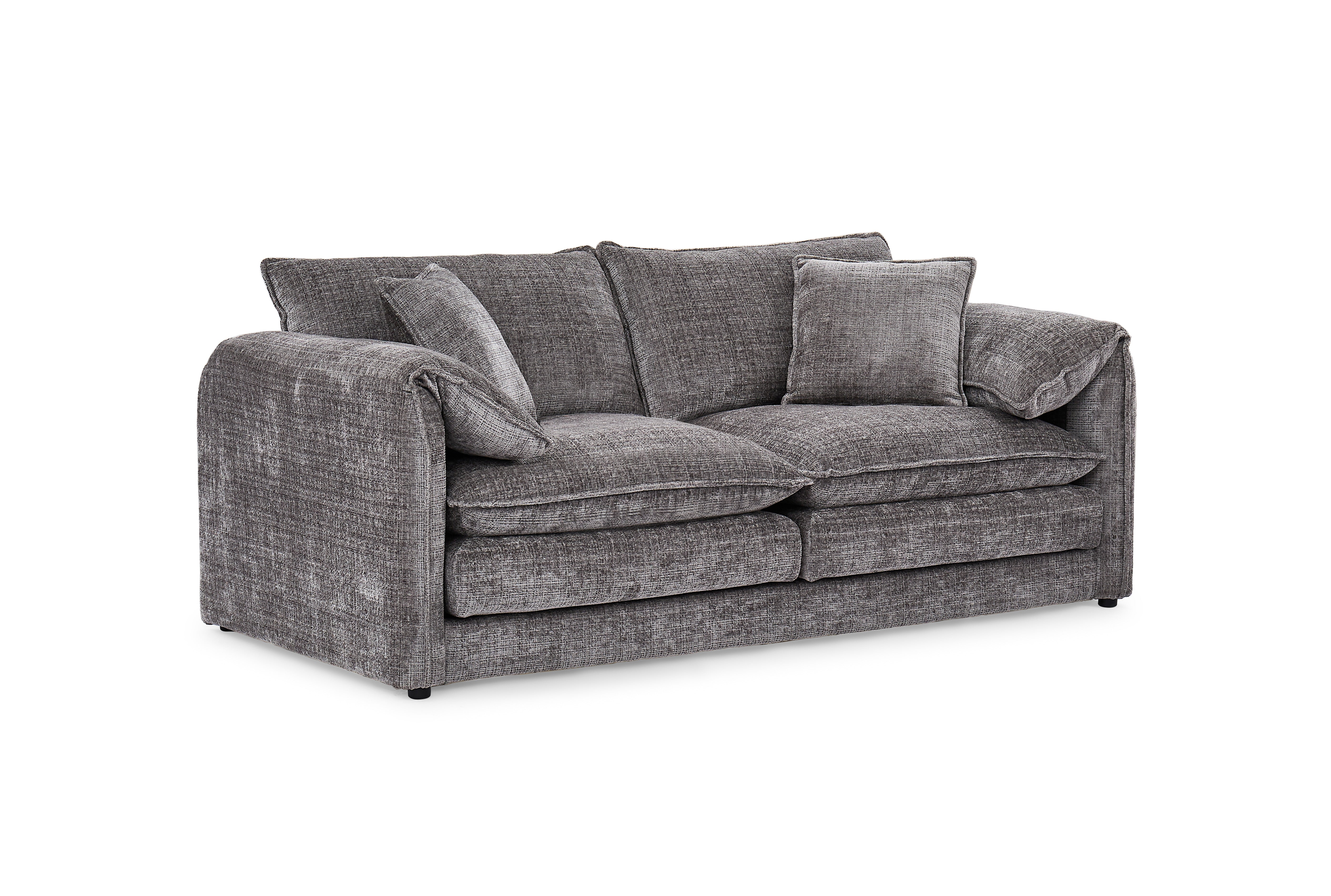 Aria 3 Seater Sofa in Grey - AMC Furniture