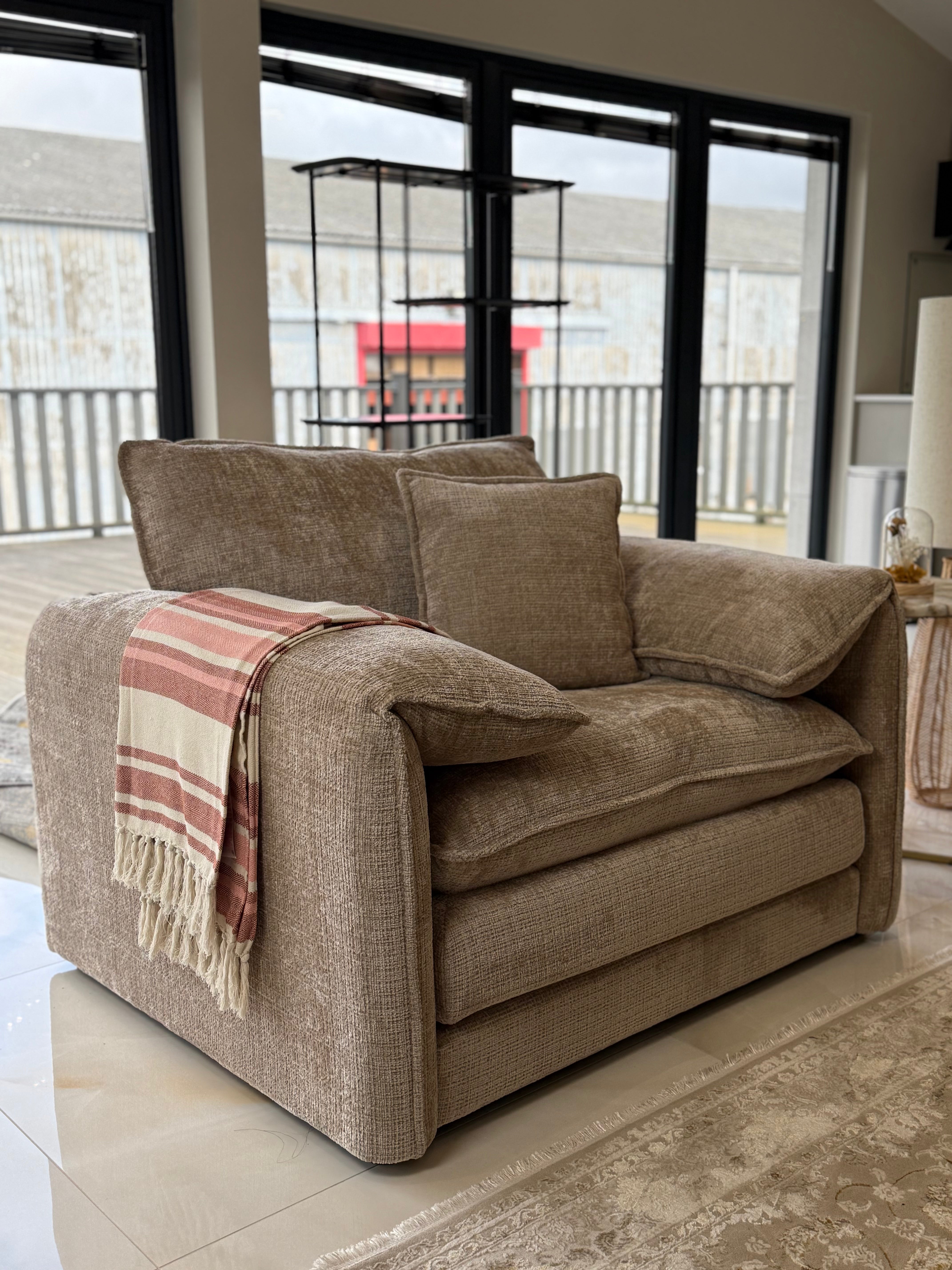 Aria Armchair in Beige - AMC Furniture