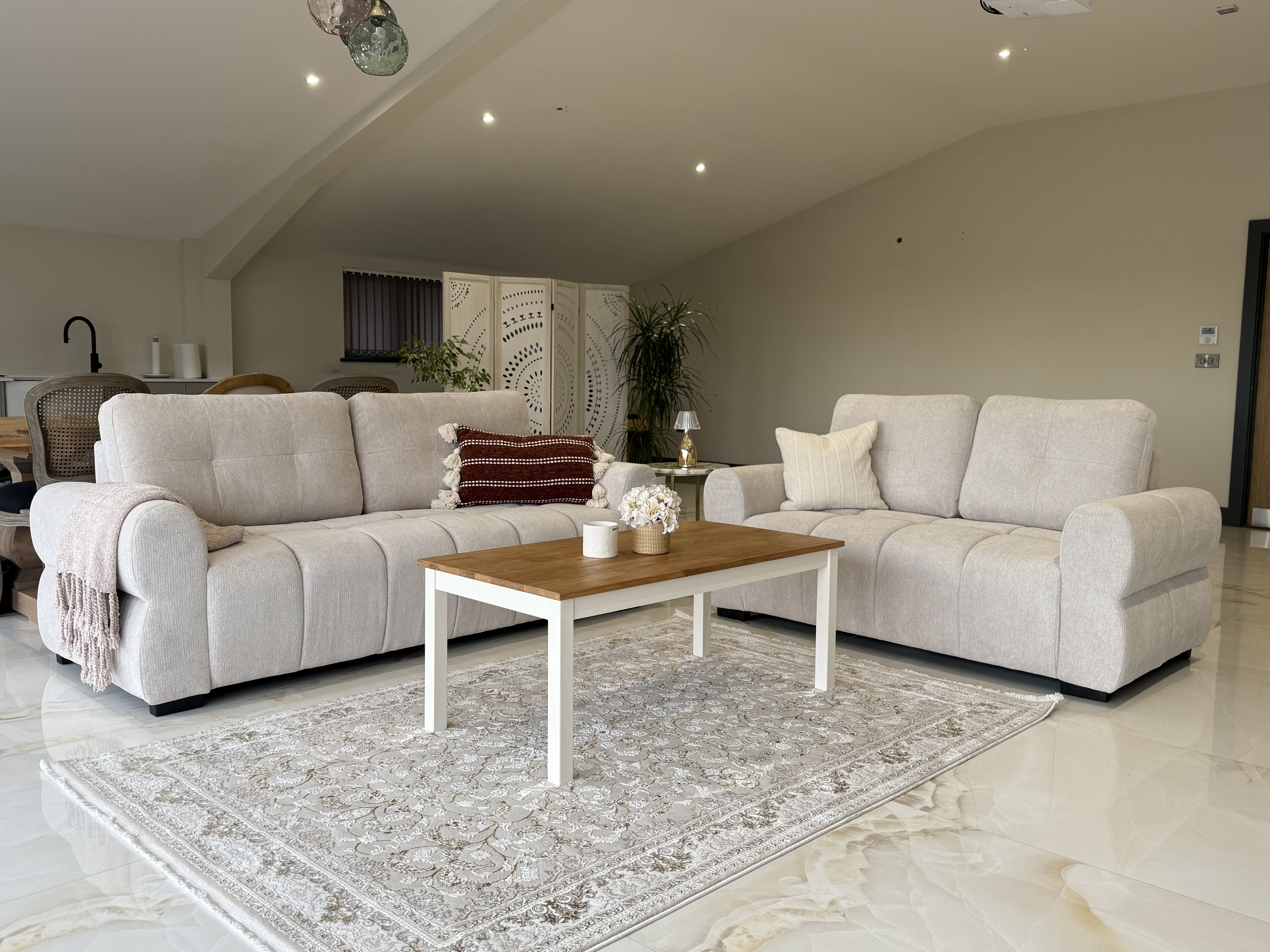 Starling 3+2 Sofa Set in Beige