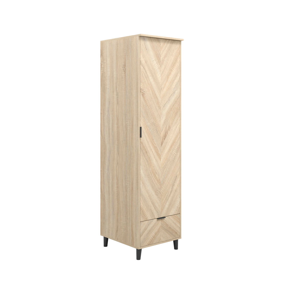 STOCKHOLM CHEVRON 1 DOOR WARDROBE (14969145098618)