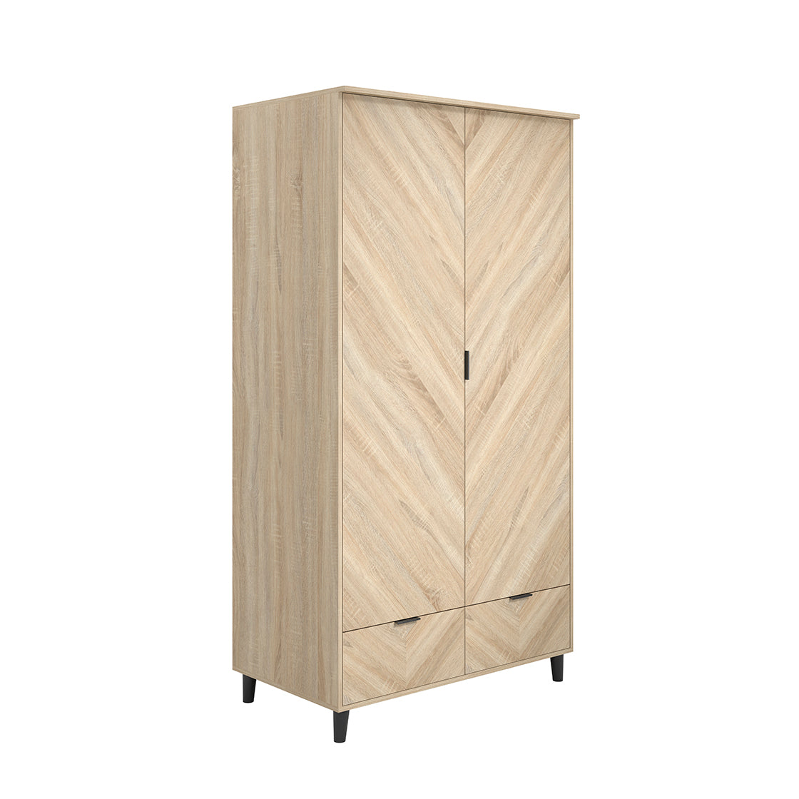 STOCKHOLM CHEVRON 2 DOOR WARDROBE (2 PACKS) (14969145131386)