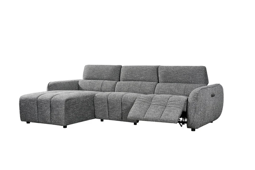 Talia Electric Recliner Sofa Charcoal Left Hand,1 (15320517116282)