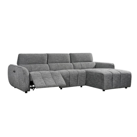 Talia Electric Recliner Sofa Charcoal Right Hand
