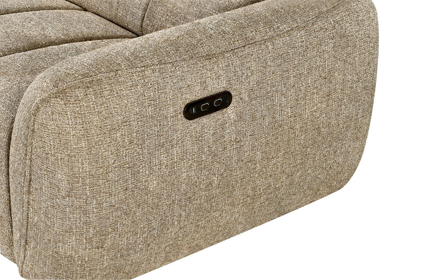 Talia Electric Recliner Sofa Mocha Right Hand,6 (15320517280122)