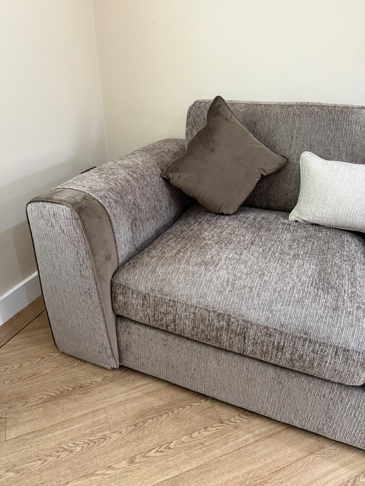 Turin Sofa Grey 2 Seater
