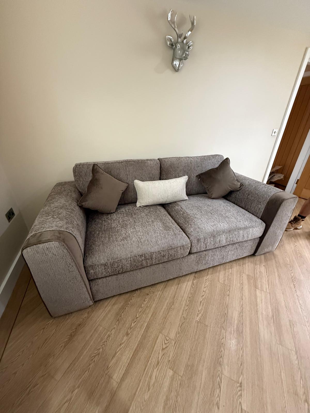 Turin Sofa Grey 2 Seater