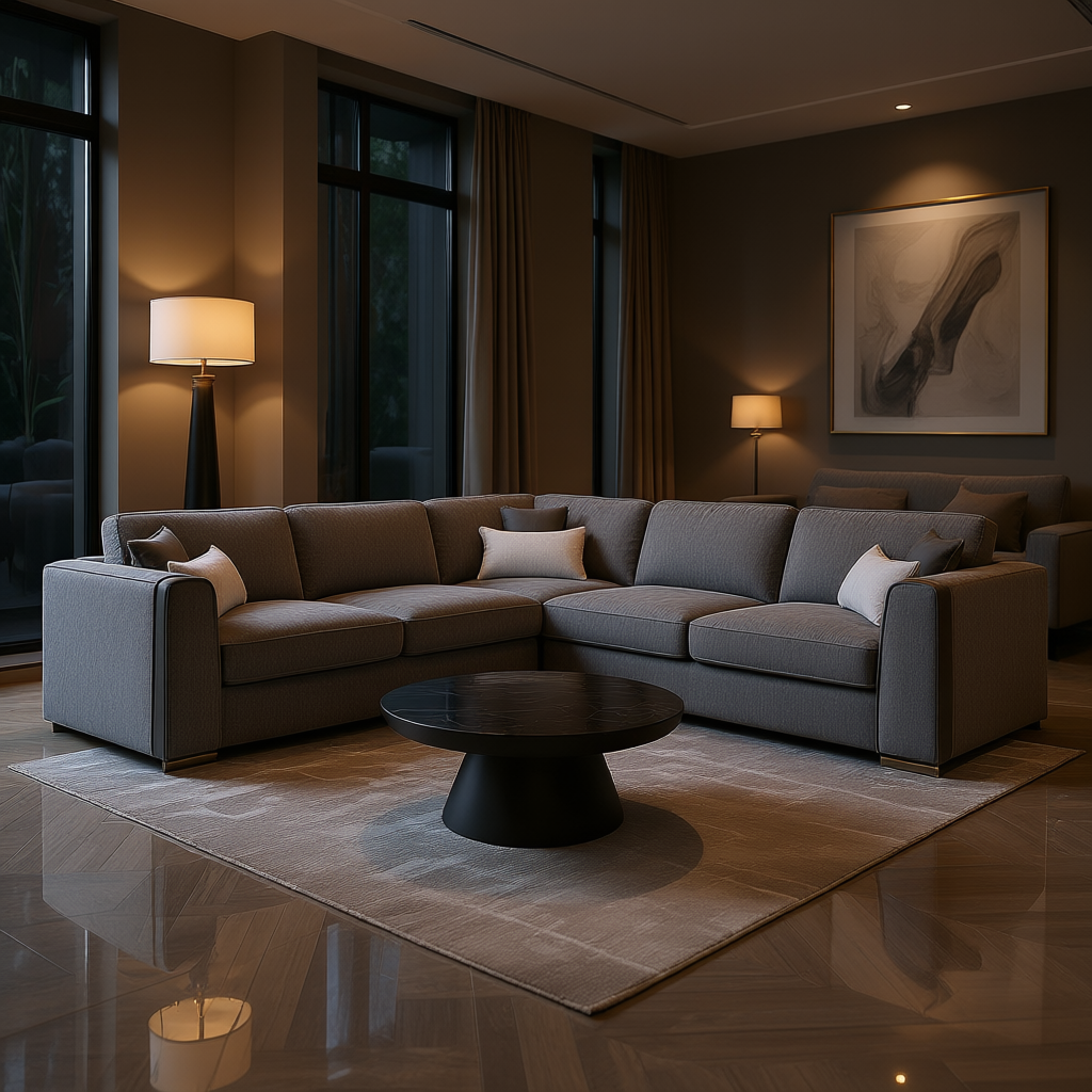 Turin Sofa Grey Large Corner (7025207902272)