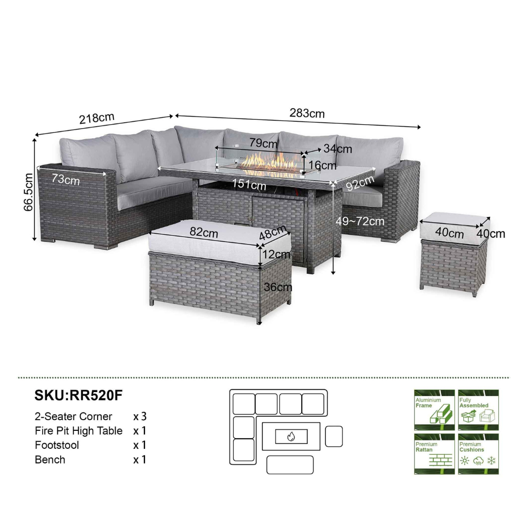 Capri Firepit - AMC Furniture