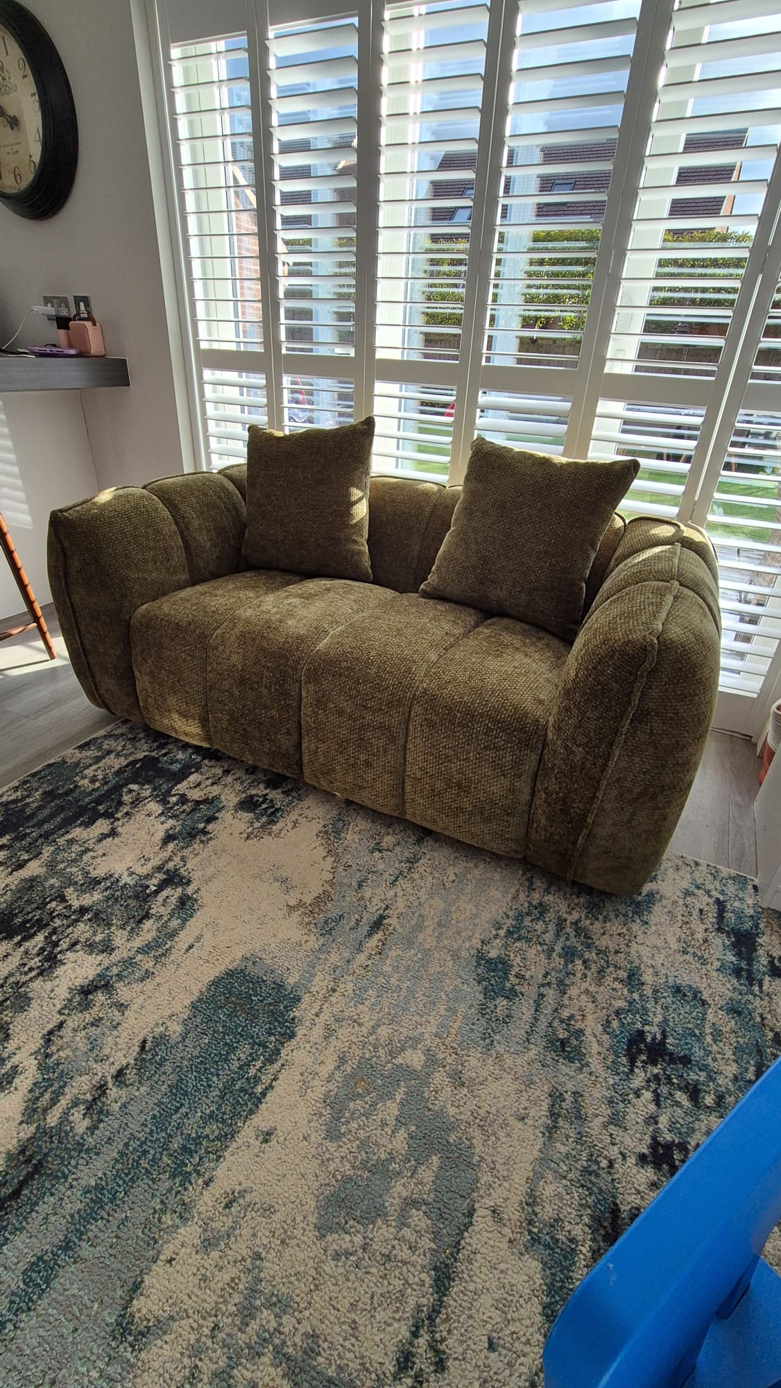 Vienna 2 Seater Sofa in Green