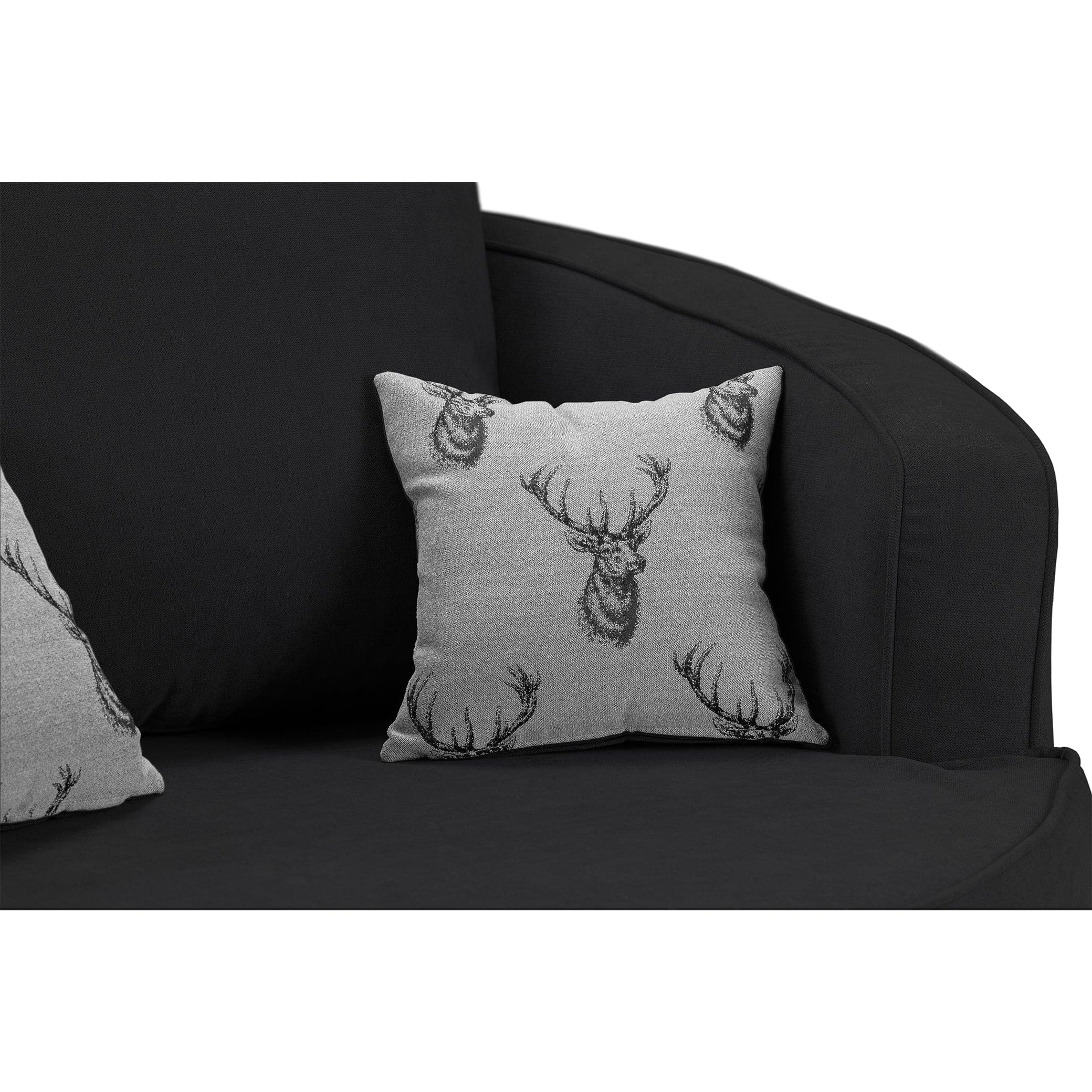 Verona Scatterback Sofa Black Swivel Chair (7026808225856)
