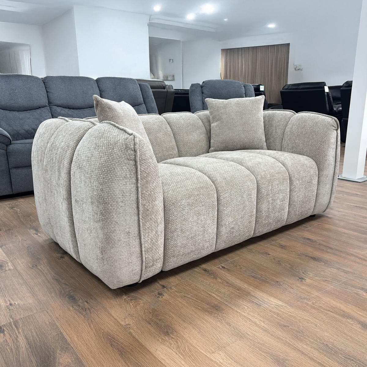 Vienna 2 Seater Sofa in Beige (15181815677306) (15181824459130)