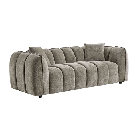 Vienna 3 Seater Sofa in Mocha Brown