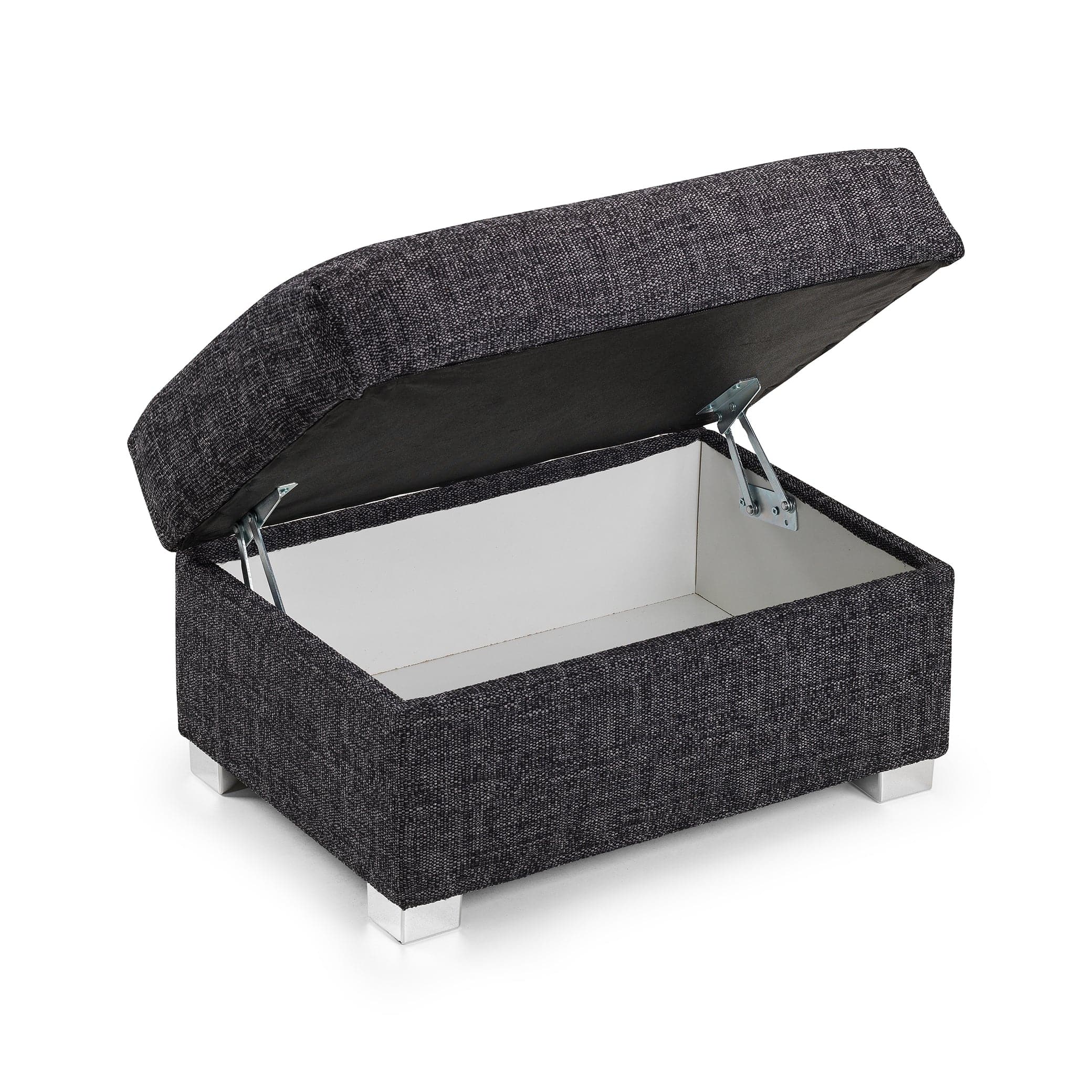 York Sofa Grey Footstool - Convertible view (7026904170560)