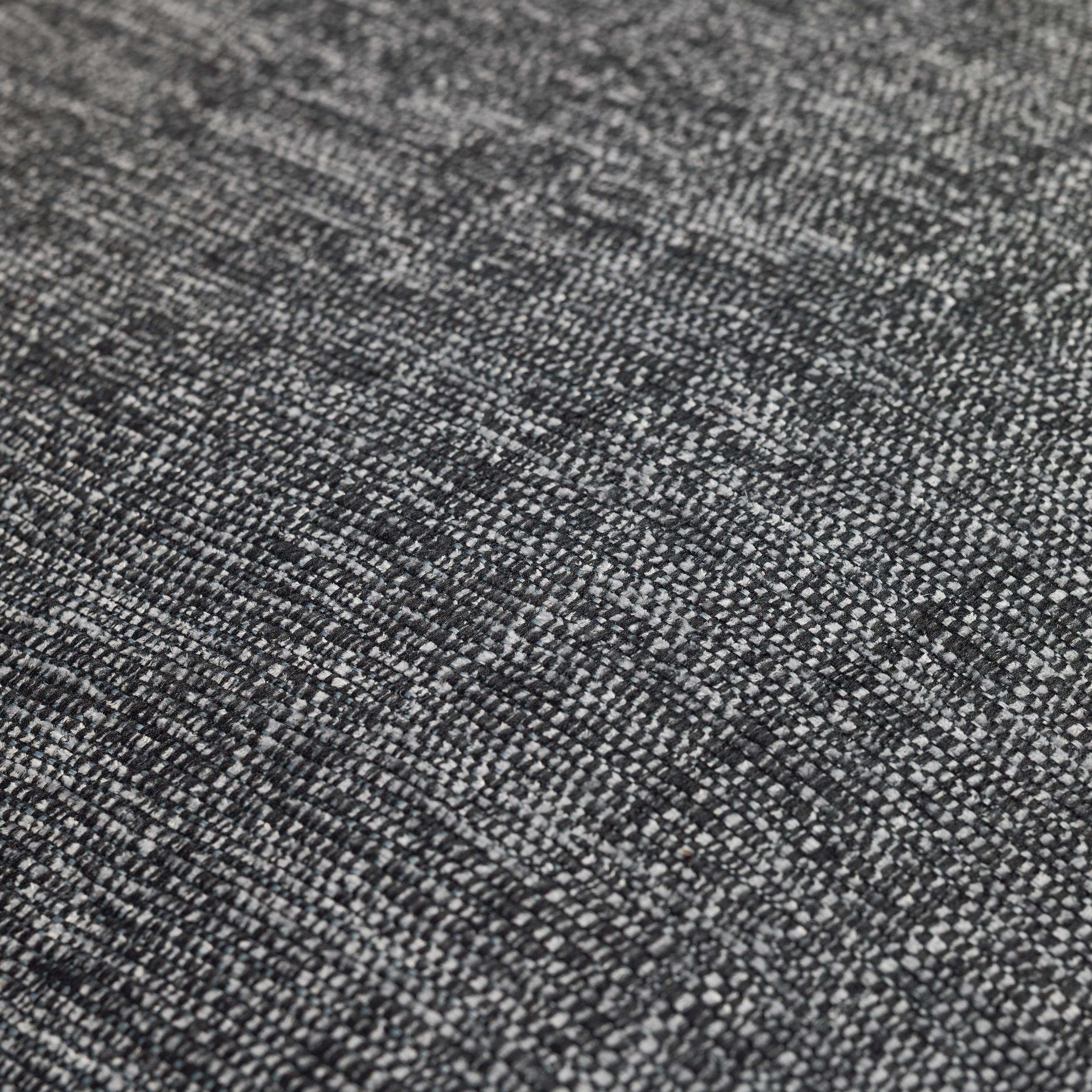 York Sofabed Grey Large Corner - Close up fabric view (7026904236096)