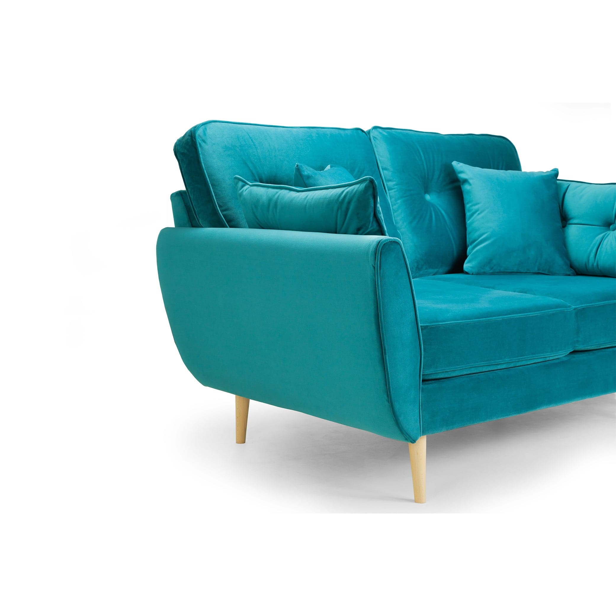 Zinc Sofa Plush Teal 2 Seater (7027309477952)