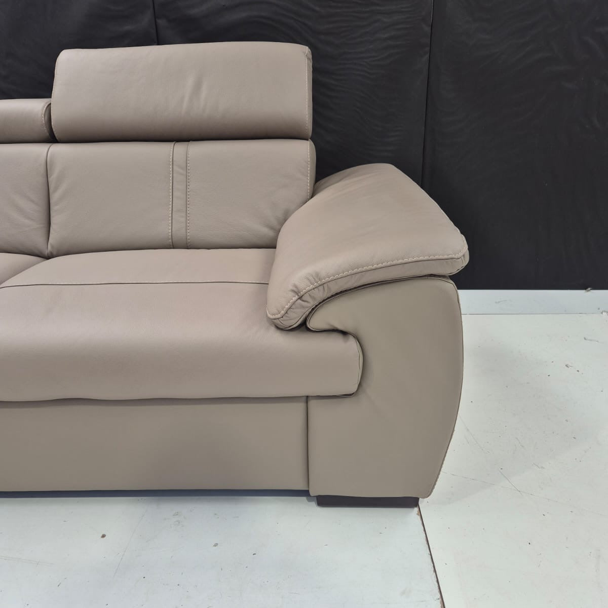 Eea Leather Corner Sofa - AMC Furniture