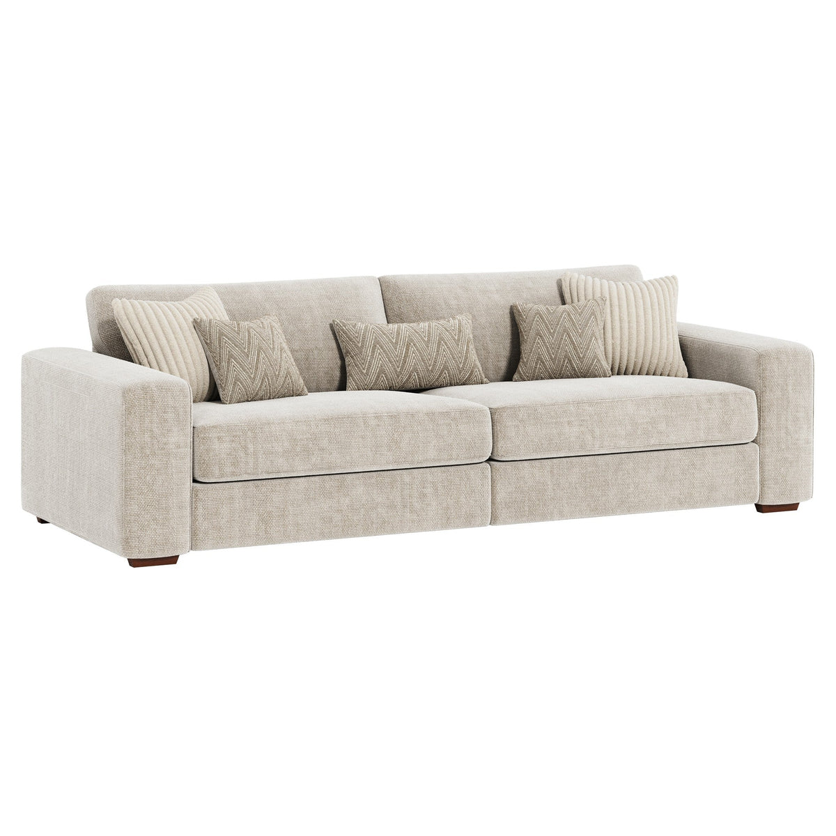 Nola 4 Seater in Violet Stone - White Background