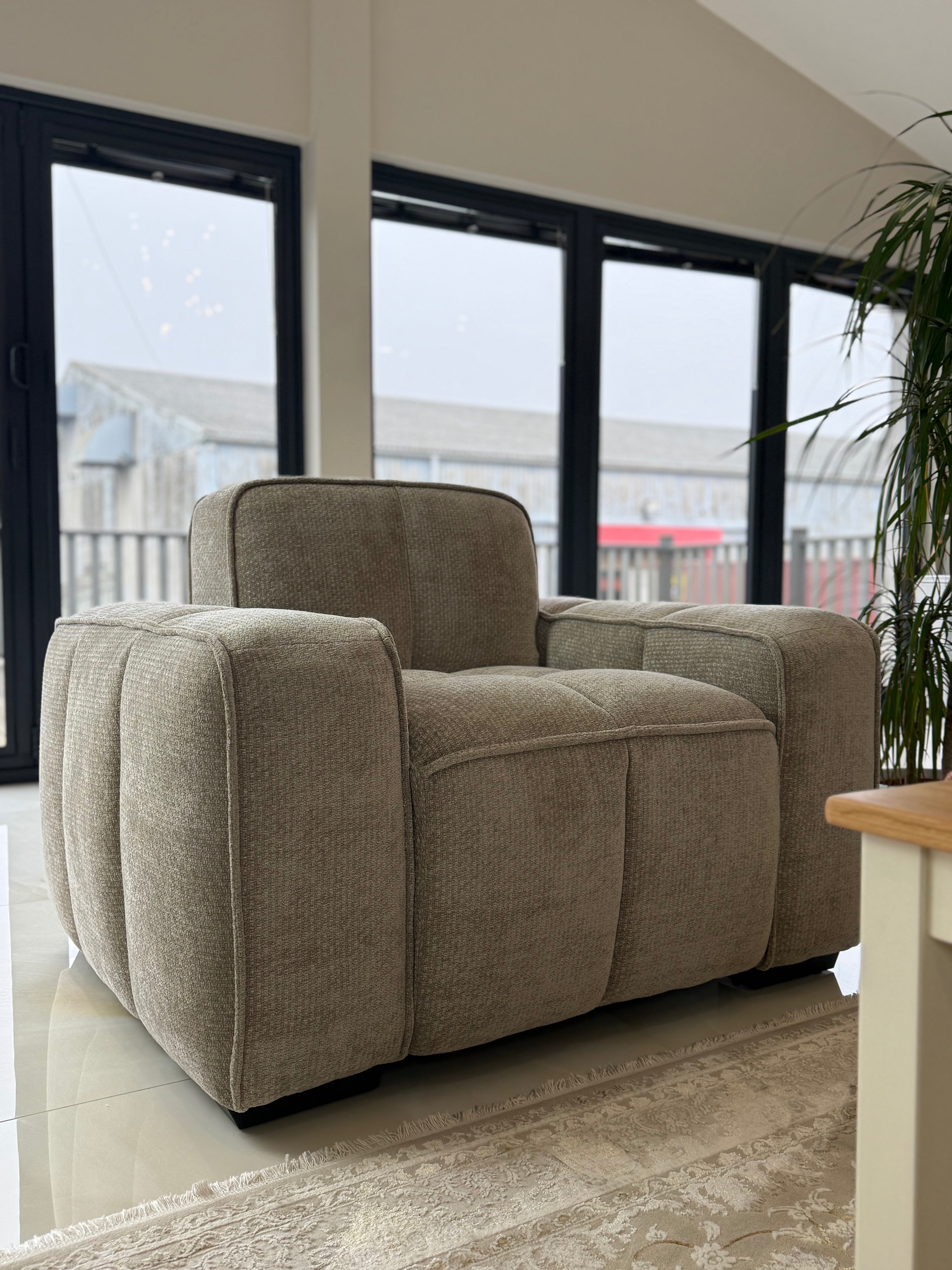 Romy Armchair in Beige - Lifestyle View 2