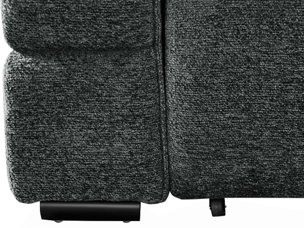 Arabella Electric Power Sliding Sofabed in Ashen Charcoal