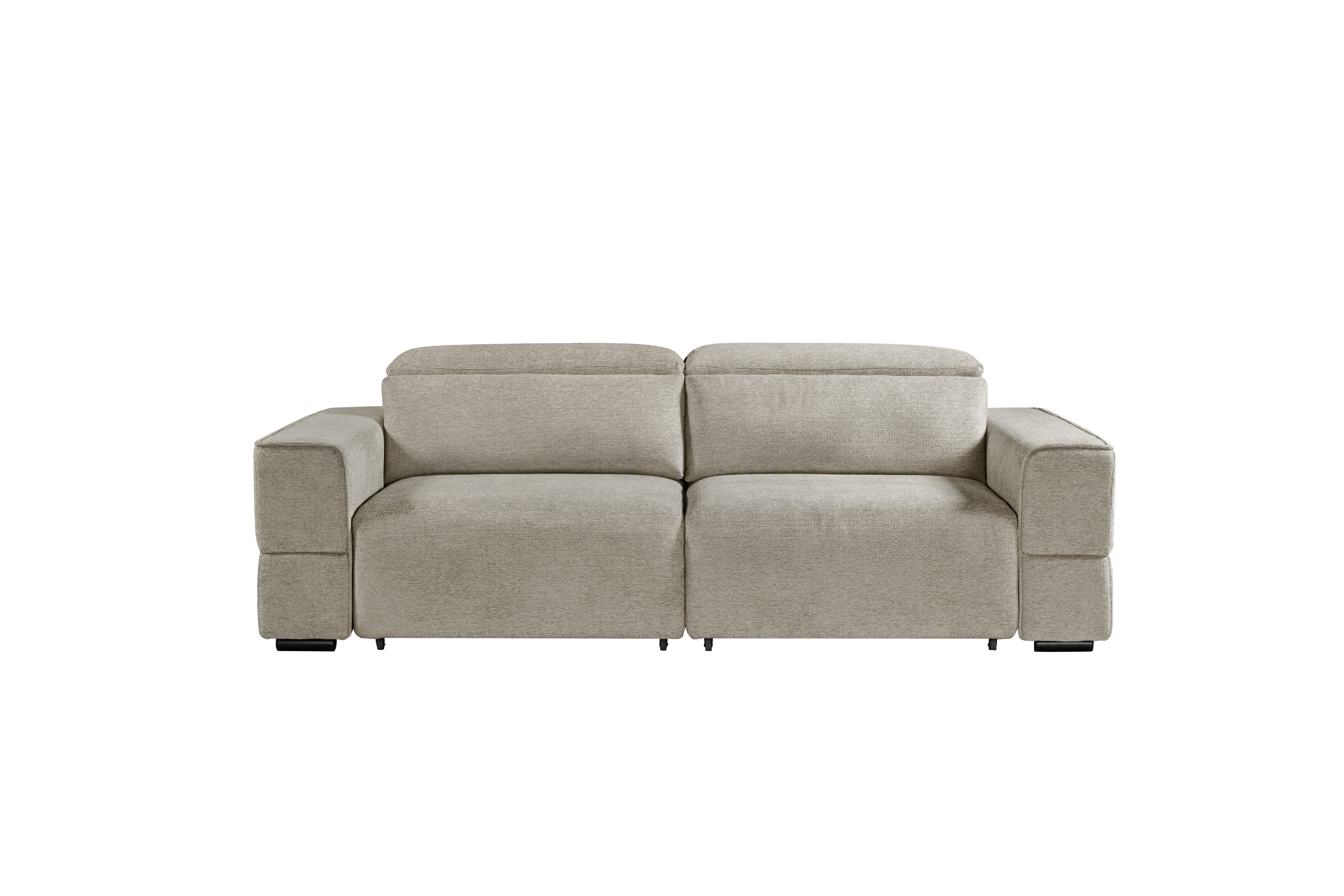 Arabella Electric Power Sliding Sofabed in Wicker Beige