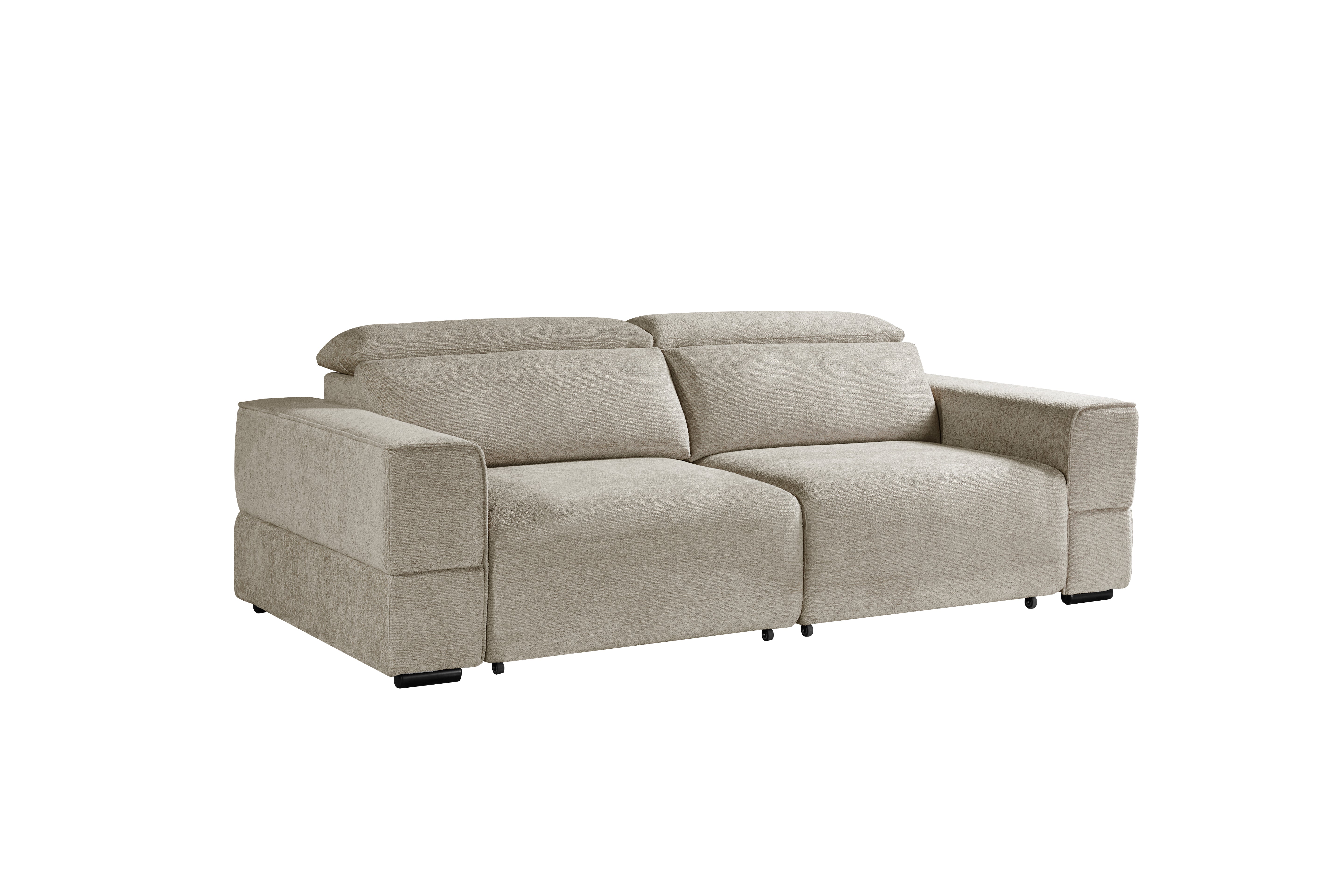 Arabella Electric Power Sliding Sofabed in Wicker Beige