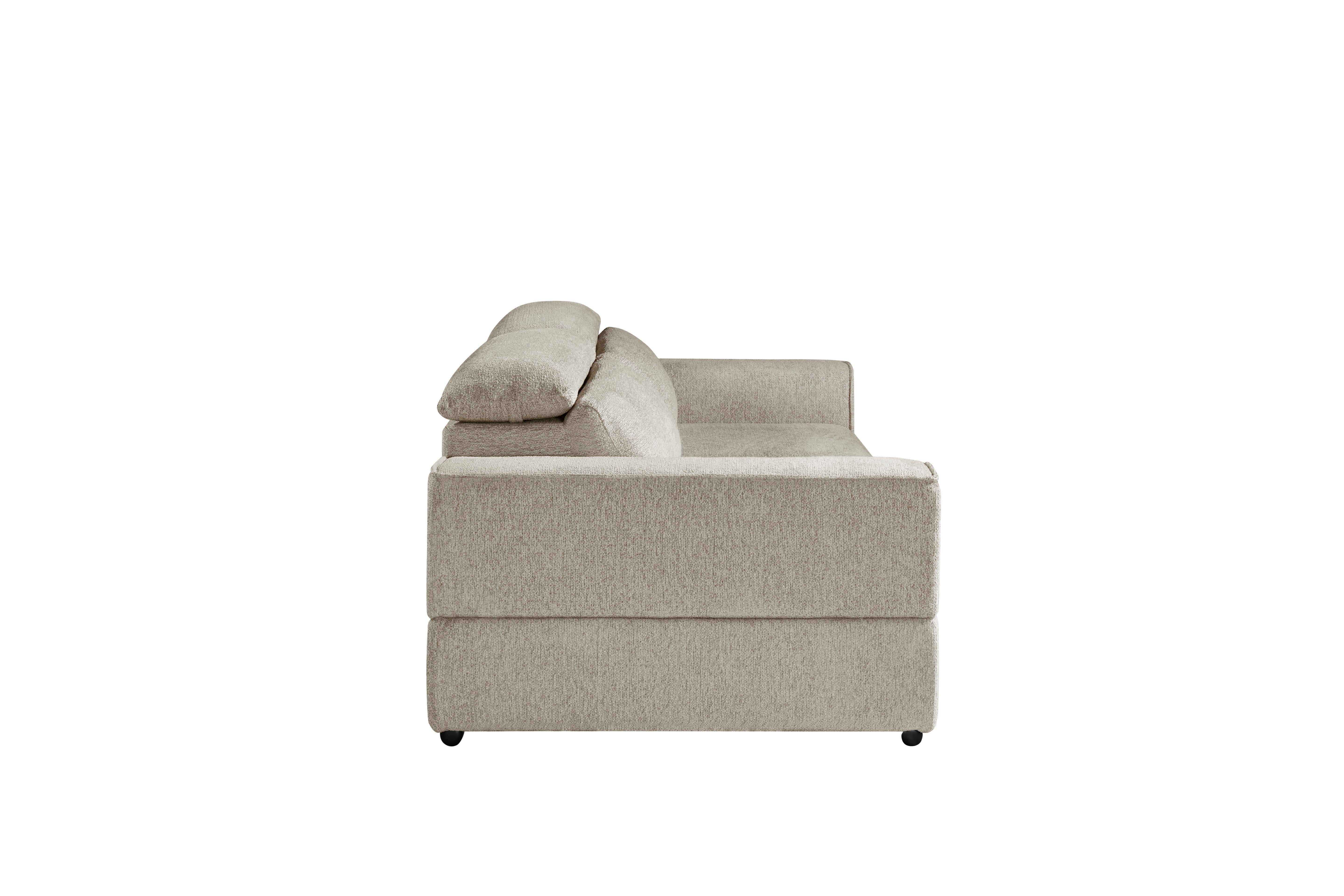 Arabella Electric Power Sliding Sofabed in Wicker Beige