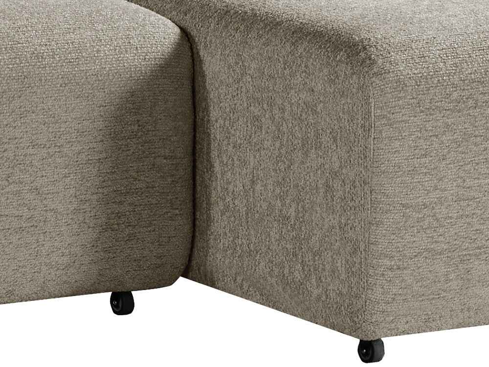 Arabella Electric Power Sliding Sofabed in Wicker Beige