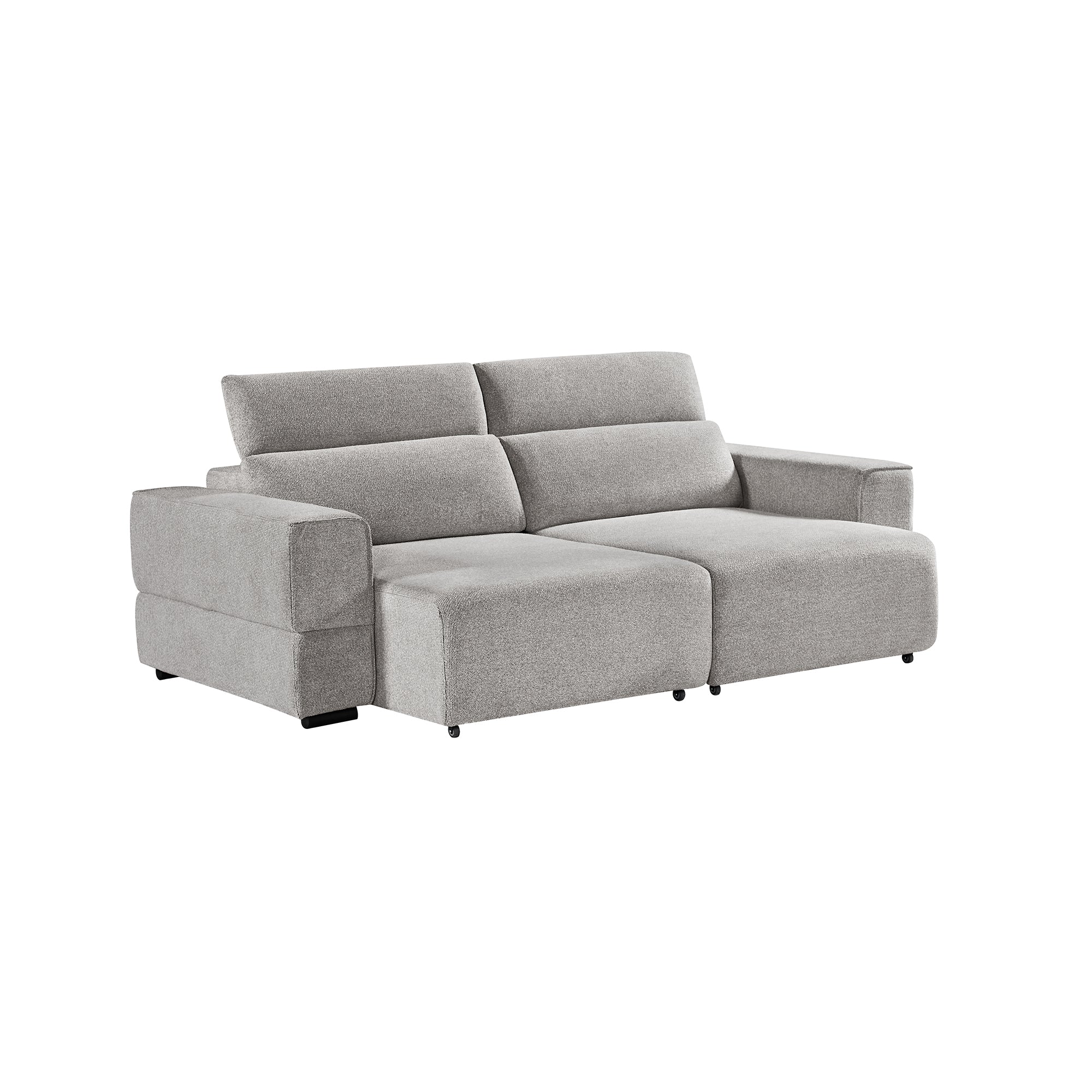 Arabella Electric Power Sliding Sofabed in Light Grey
