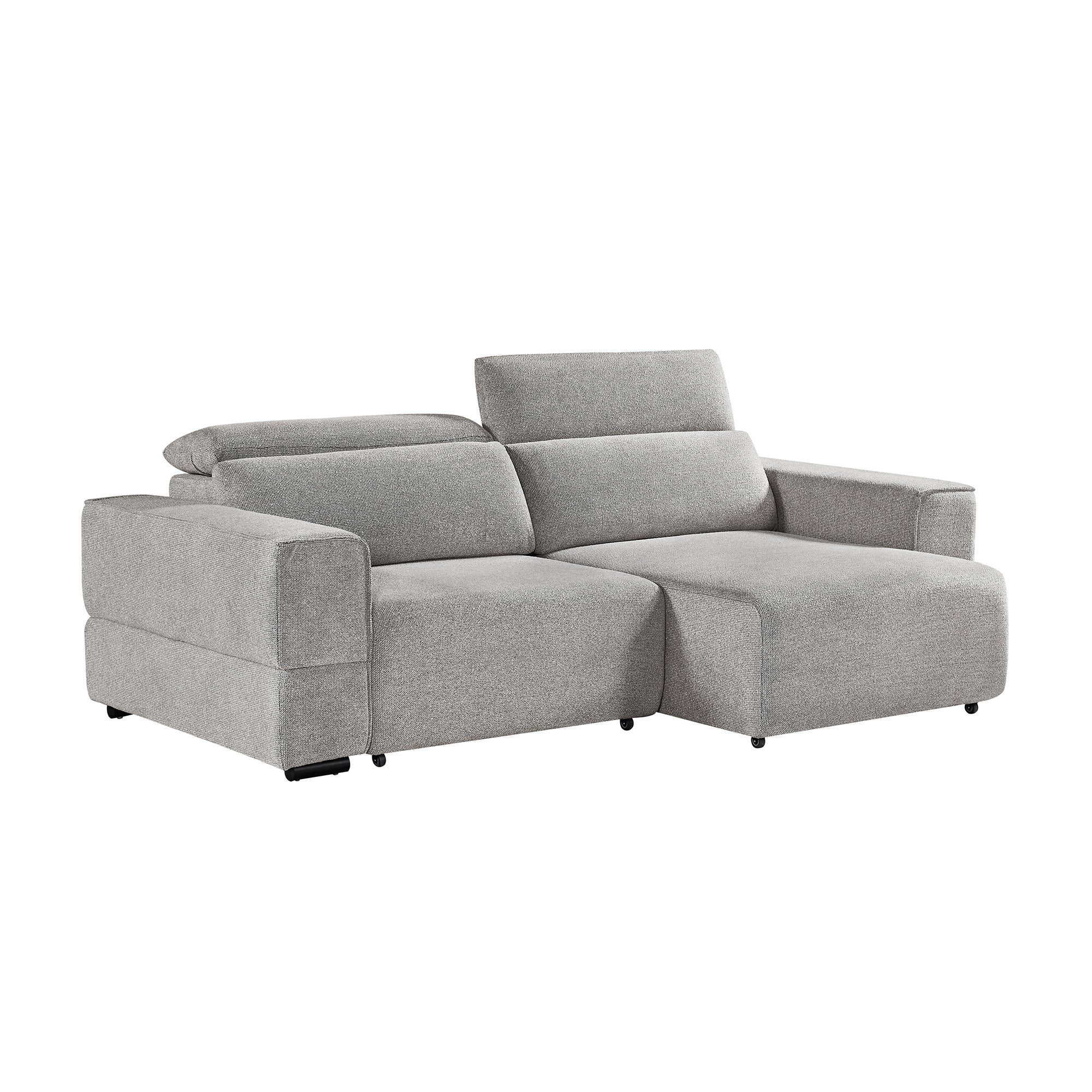 Arabella Electric Power Sliding Sofabed in Light Grey