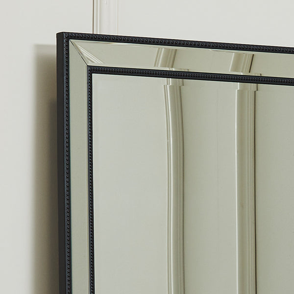 Eva Matt Black Frame with Bevel Mirror (90cm x 180cm) (6586152812608)