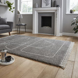 Boho A474 Grey/Cream 120 x 170 (6584600199232)
