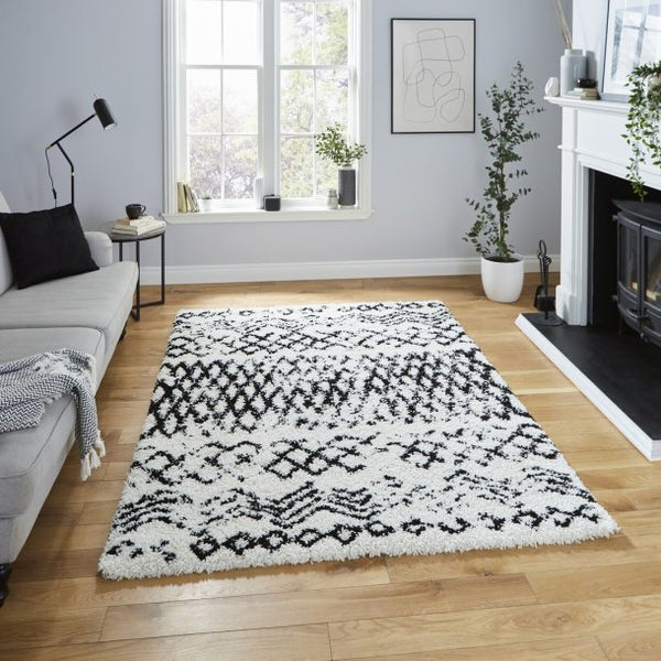 Scandi Berber G271 White/Black 160 x 220 (6585784008768)