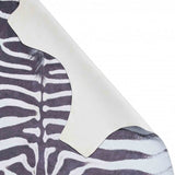 Faux Zebra Print Black/White 130 x 155 (6584619630656)