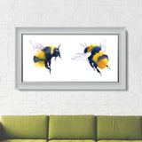 Duo of Bees (115cm x 65cm) (6578239045696)
