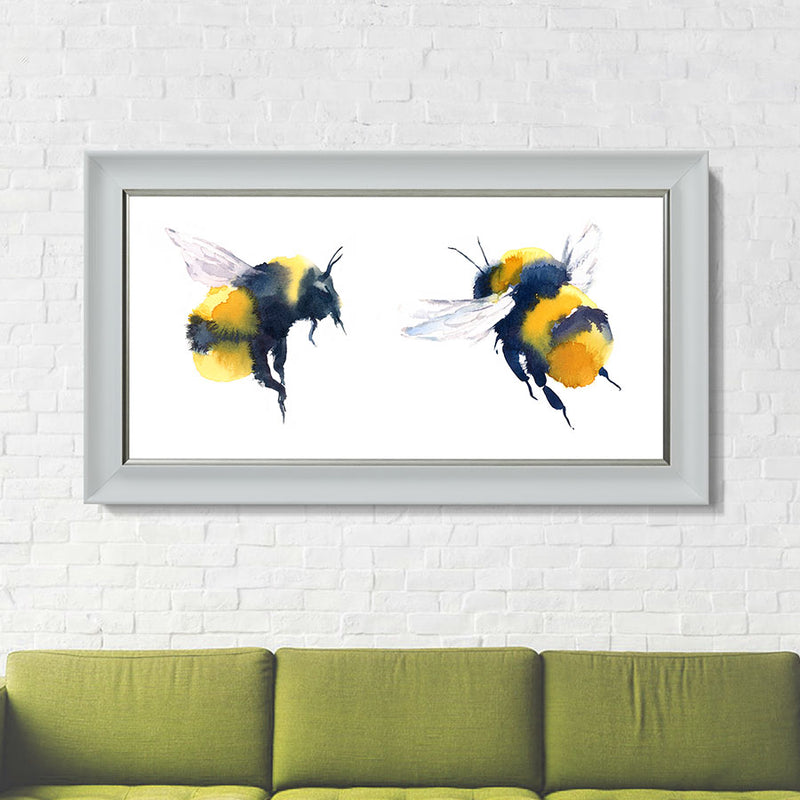 Duo of Bees (115cm x 65cm) (6578239045696)