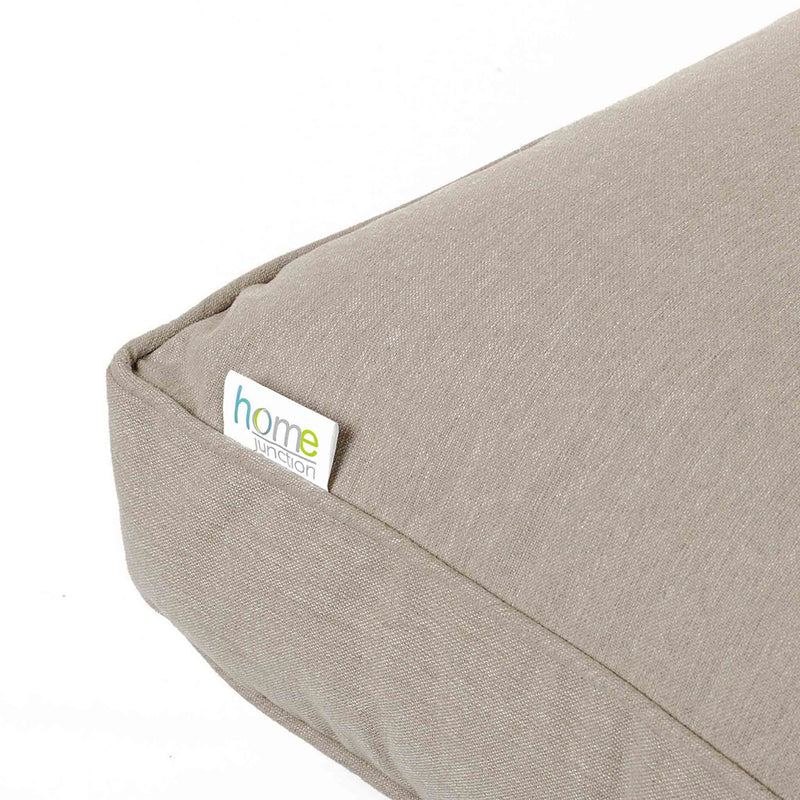 Close up of the Cushion with Home Junction Label of the Halley Corner Sofa (6716125872192)