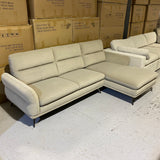 S833 Corner Sofa in Light Grey Velvet (6766466826304)