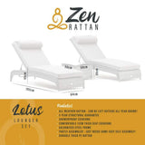 Lotus Lounger Set-Outdoor (6536631910464)