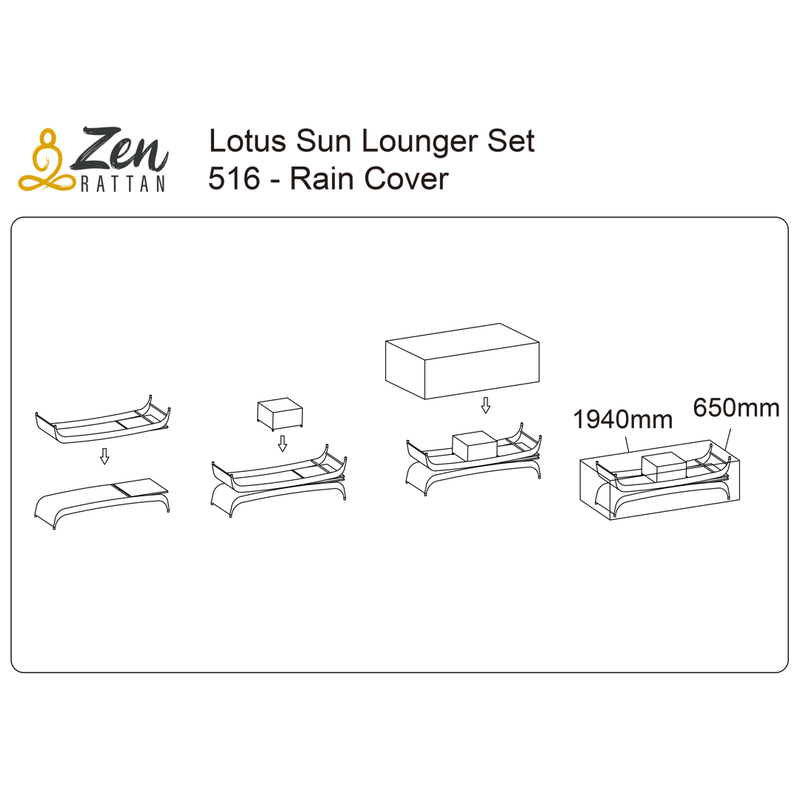 Lotus Lounger Set Rain Cover (6541863551040)