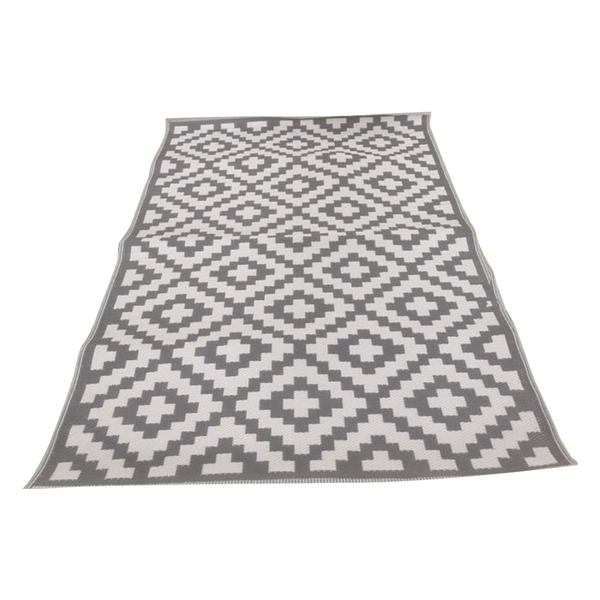 Grey Diamond Outdoor Rug 160cm x 230cm (6638676672576)
